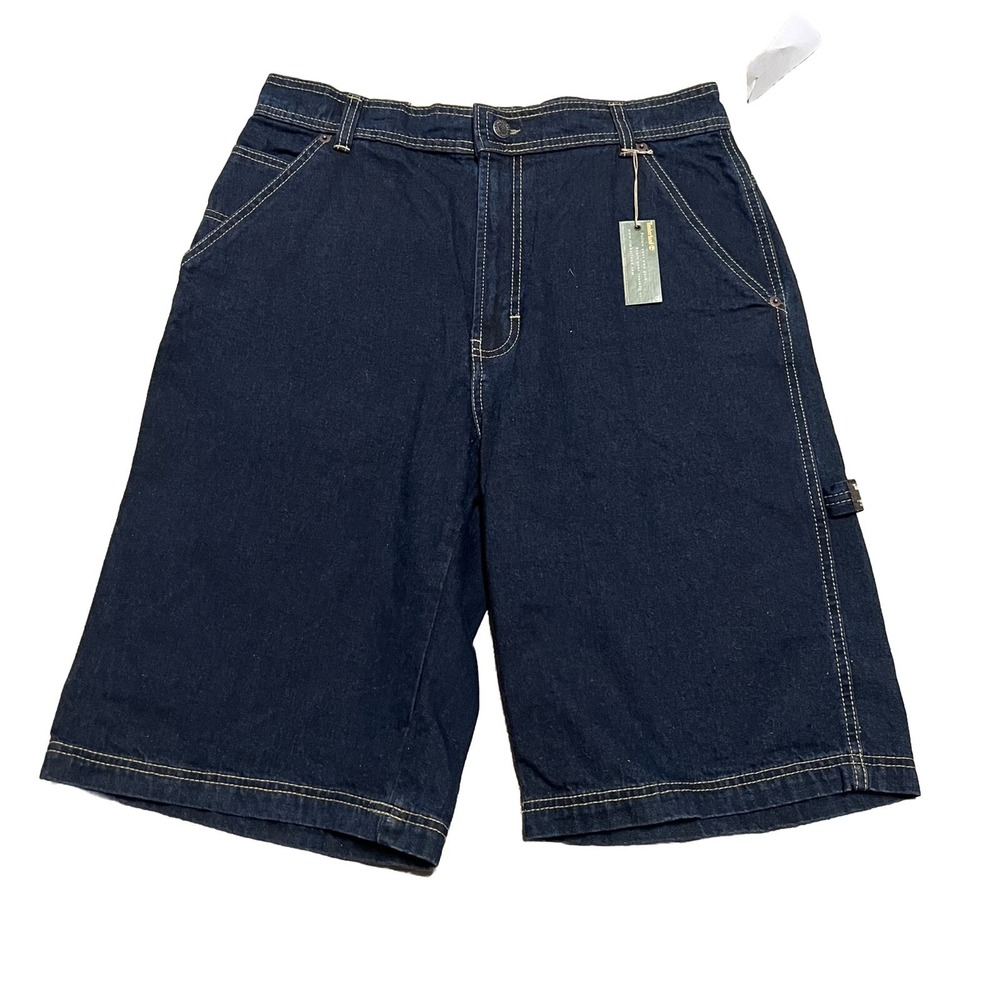 Vintage‎ Timberland Shorts Mens 32 Falmouth Jean Y2K Baggy Rap Style Hip Hop